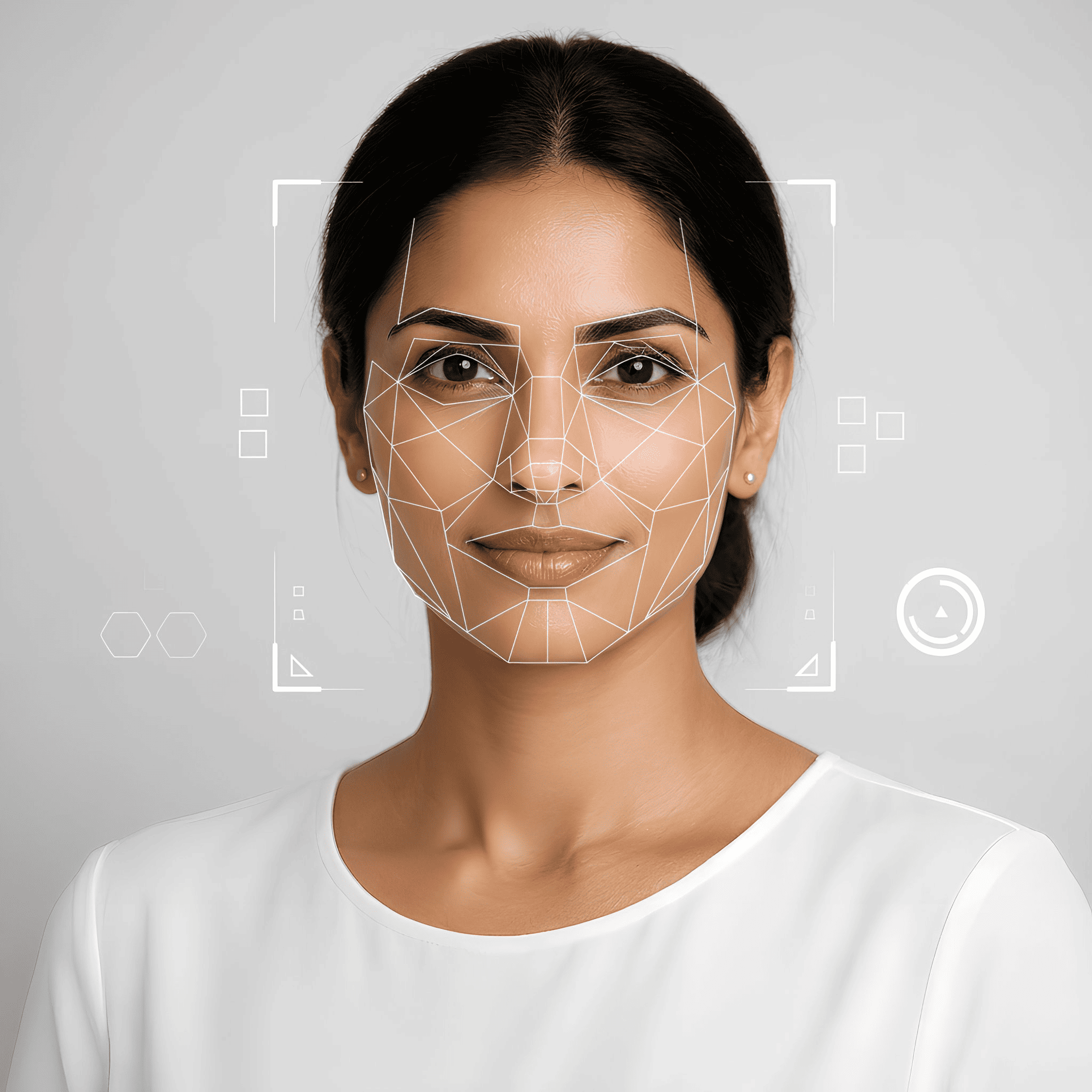 TOI processed facial blood flow visualization
