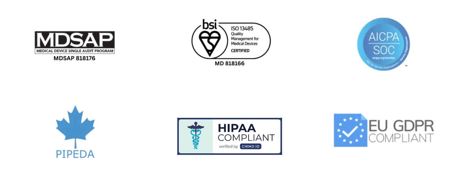 Scientific and research partner logos